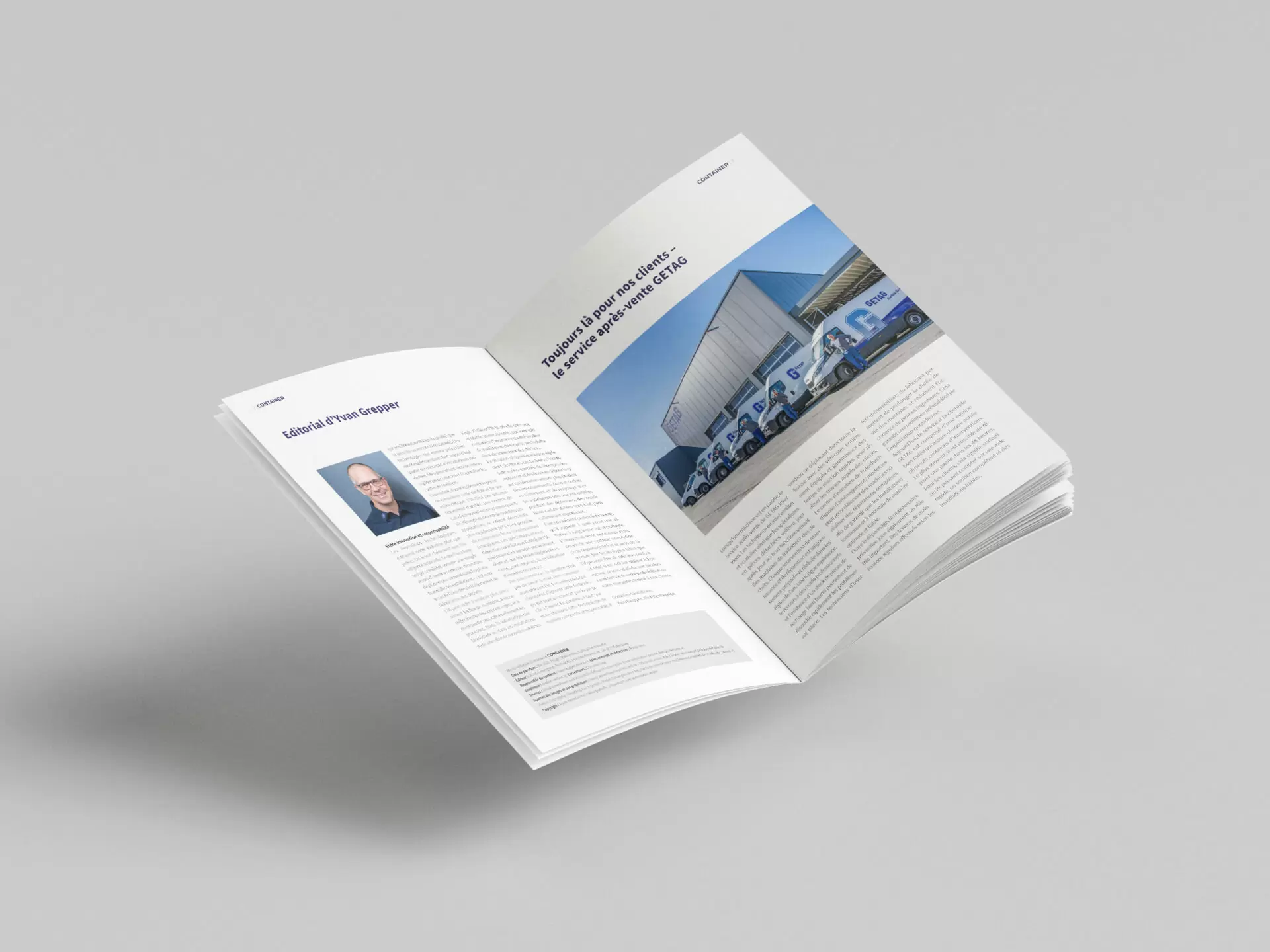 Découvrez notre magazine client «CONTAINER»