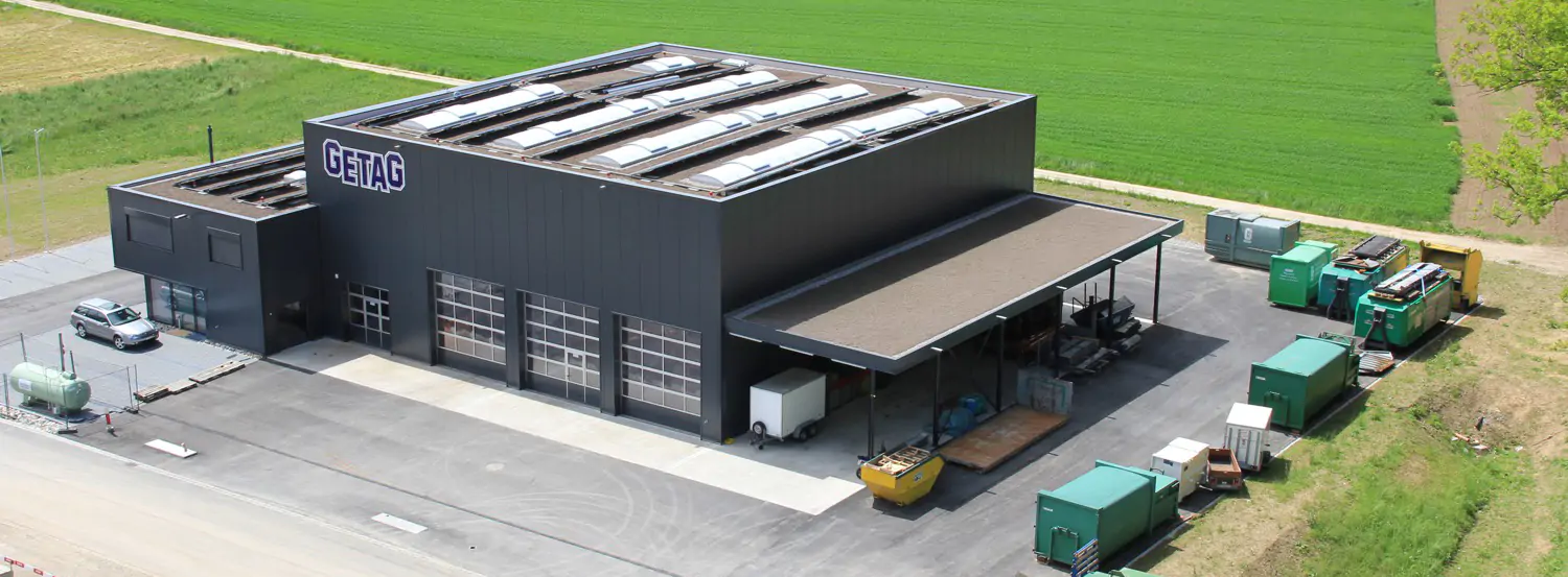 GETAG Servicecenter in Fulenbach aus der Vogelperspektive