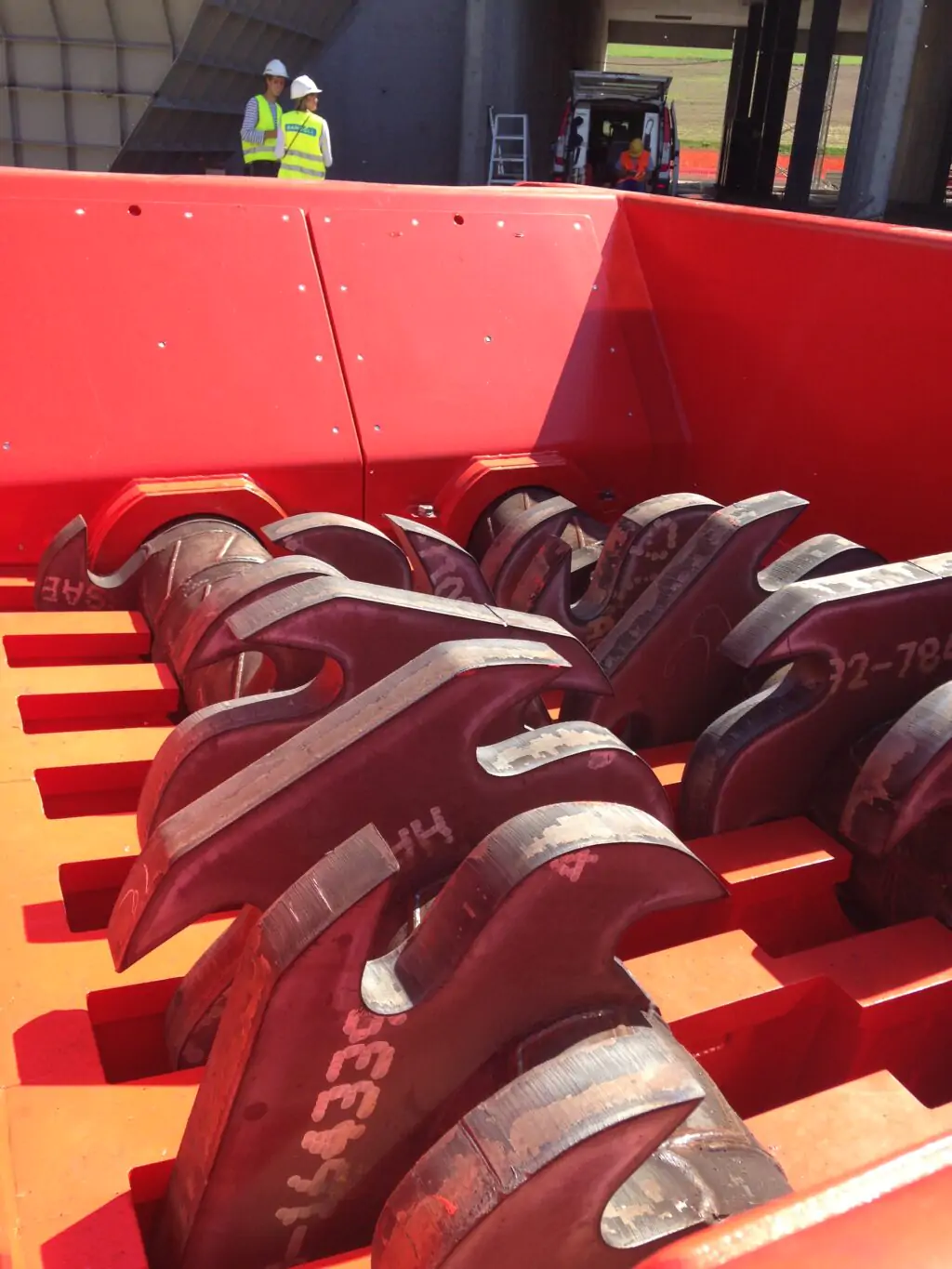 Renergia 3 – Metso M&J 4000 Zerkleinerer