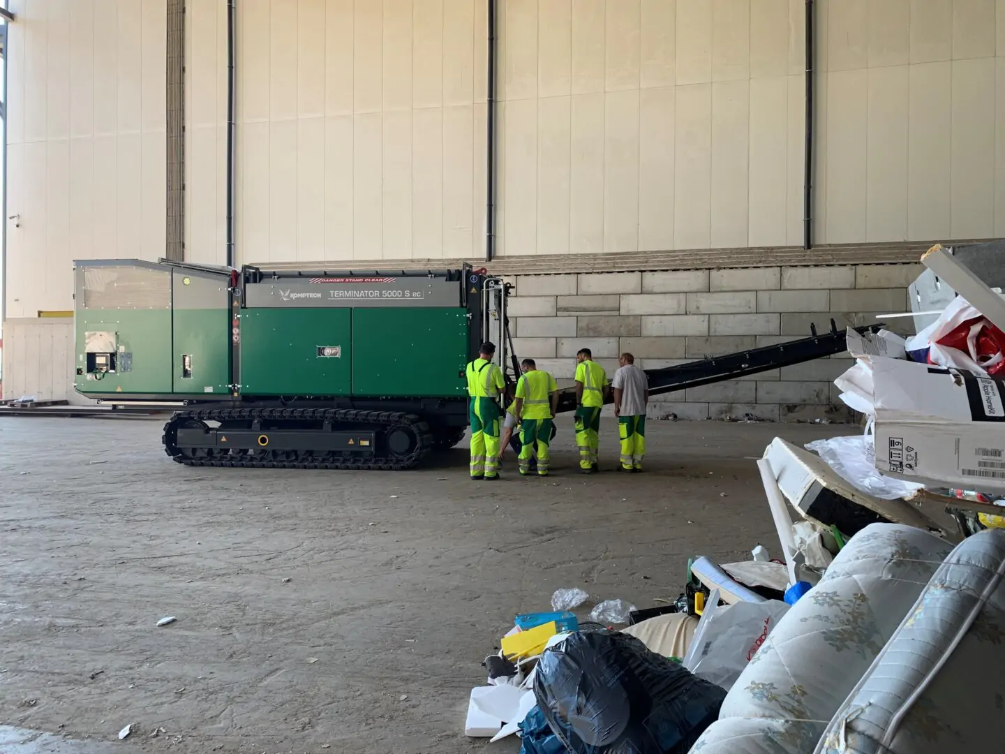 Komptech_Terminator 5000 SD_Track_Schulung_Vadec