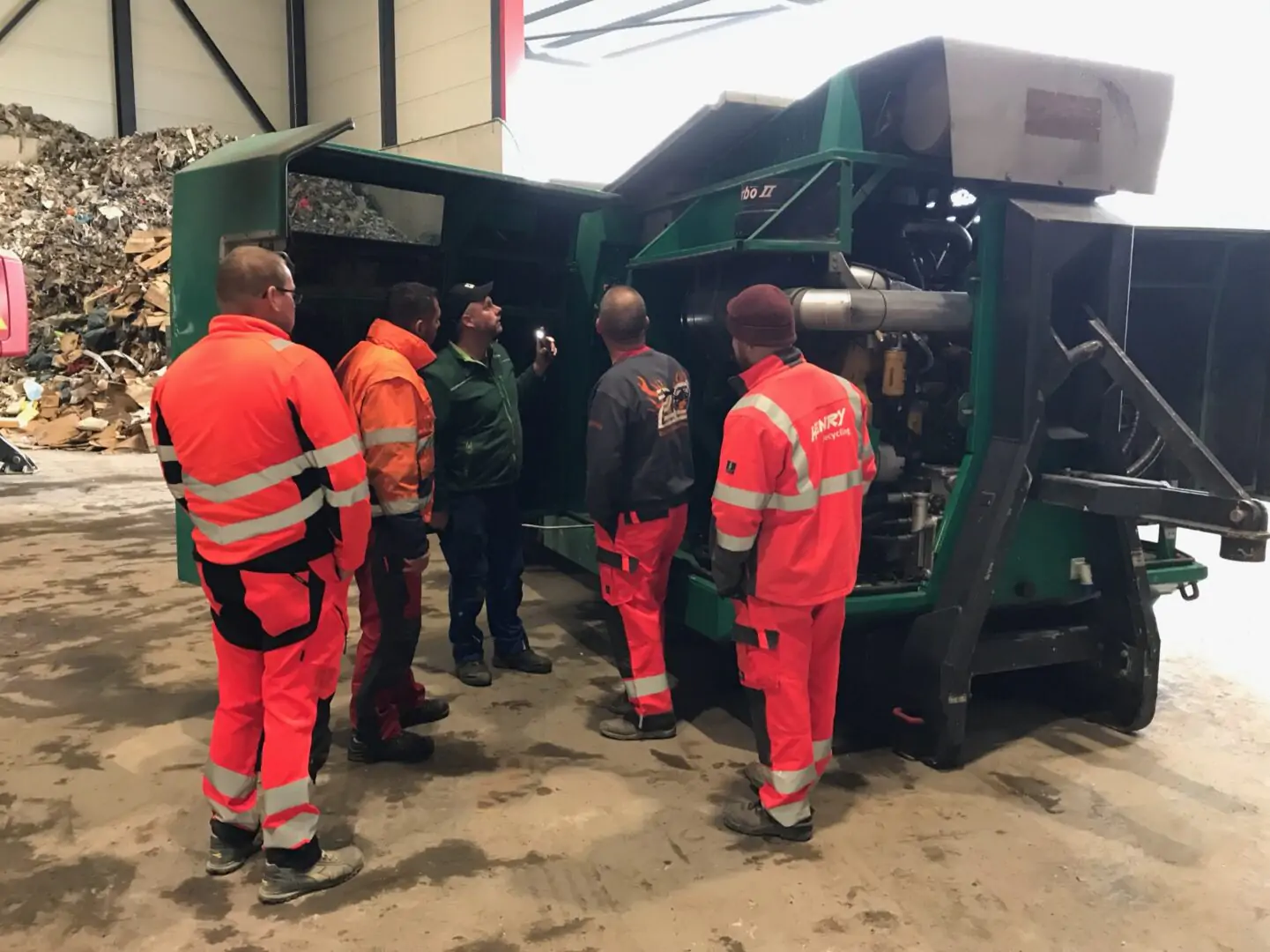 Komptech_Terminator 3400 SD_Hook_Schulung_Henry Transports