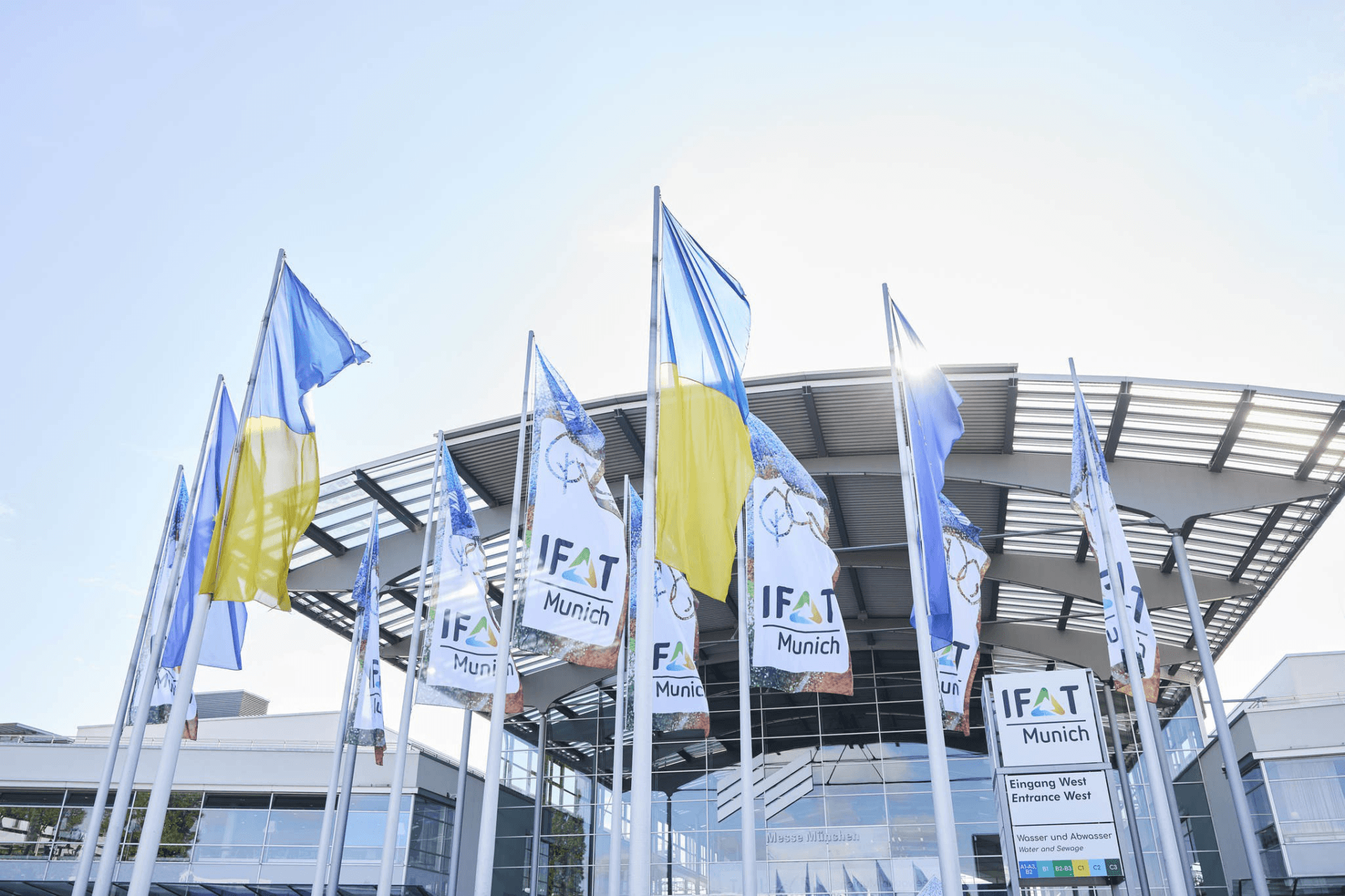 IFAT Munich Bild Fahnen